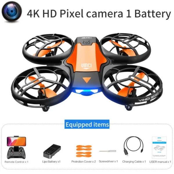 V8 New Mini Drone 4k profession HD 1080P Wide Angle Camera WiFi - Image 8