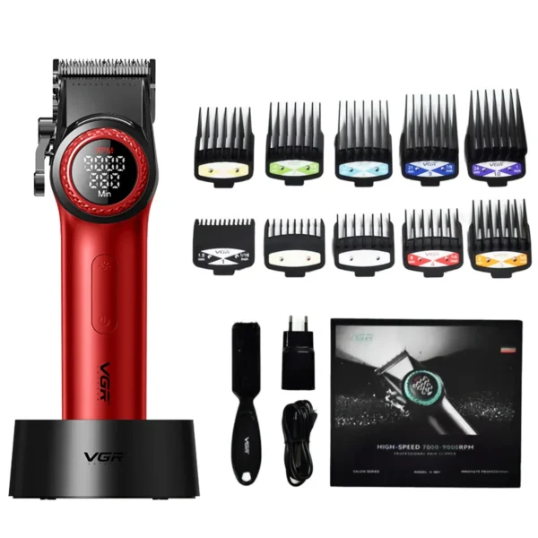 VGR Hair Trimmer Barber Clippers for Men V-001 - Image 7
