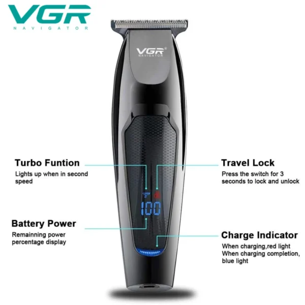 VGR Hair Clipper Professional V-070 - Image 2