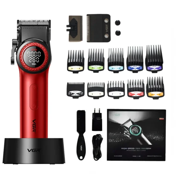 VGR Hair Trimmer Barber Clippers for Men V-001 - Image 8