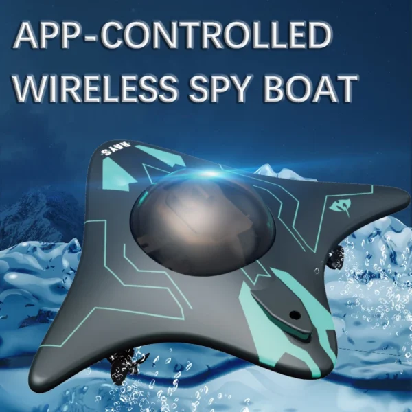 RC Boat Submarine with Camera Underwater 6CH Remote Control Wifi - Image 4