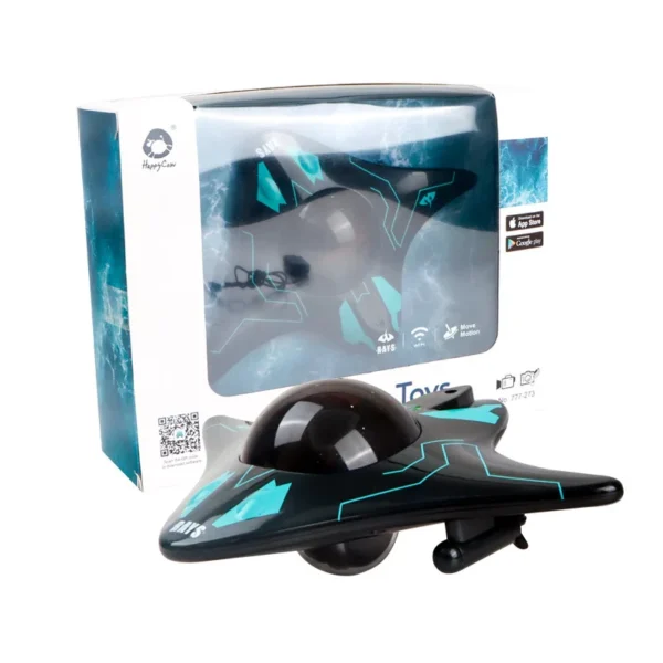 RC Boat Submarine with Camera Underwater 6CH Remote Control Wifi - Image 5