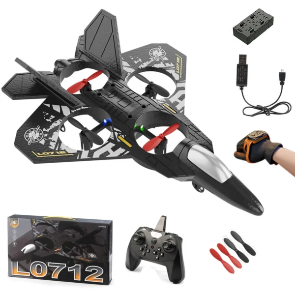 Remote Control Aircraft Gravity Sensing  L0712 RC Plane 2.4G - Image 8