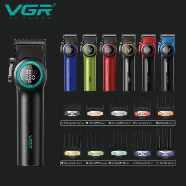 VGR Hair Trimmer Barber Clippers for Men V-001 - Image 2