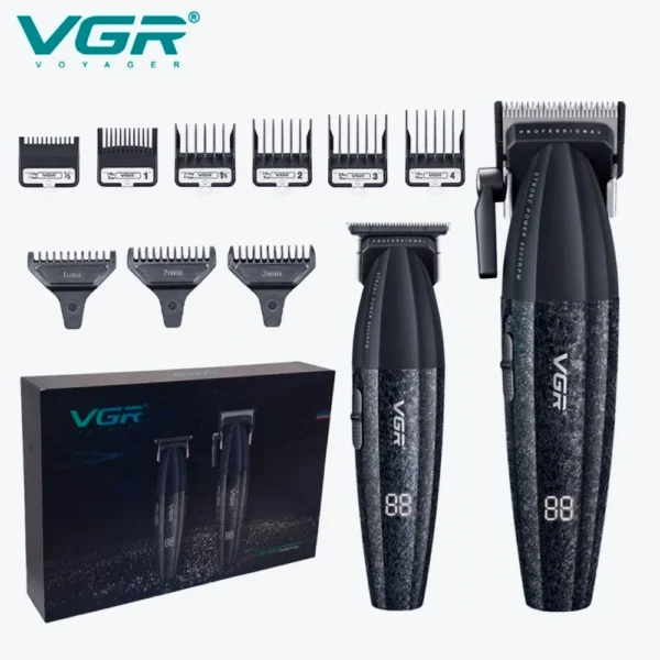 VGR Hair Trimmers Professional  Hair Clipper Adjustable  V-640 - Image 7