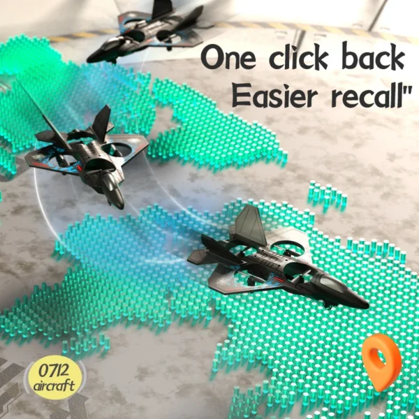 Remote Control Aircraft Gravity Sensing  L0712 RC Plane 2.4G - Image 4