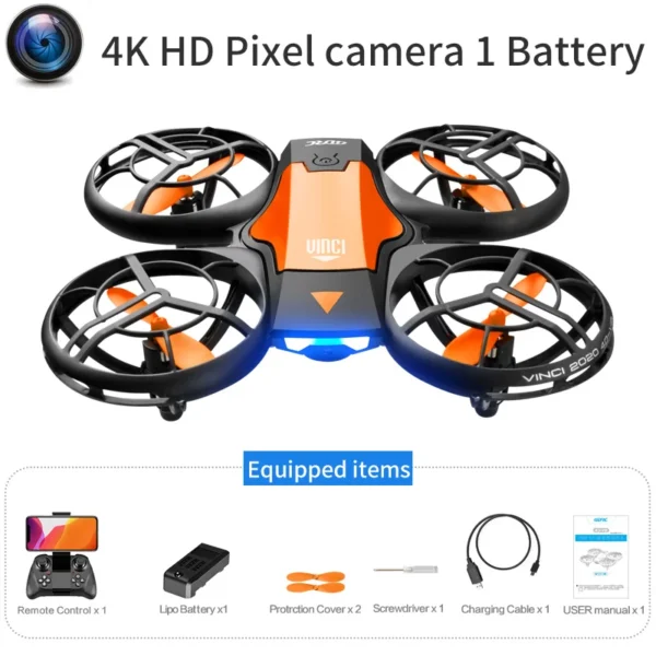 4DRC New V8 Mini Drone 6k profession HD Wide Angle Camera WiFi - Image 10