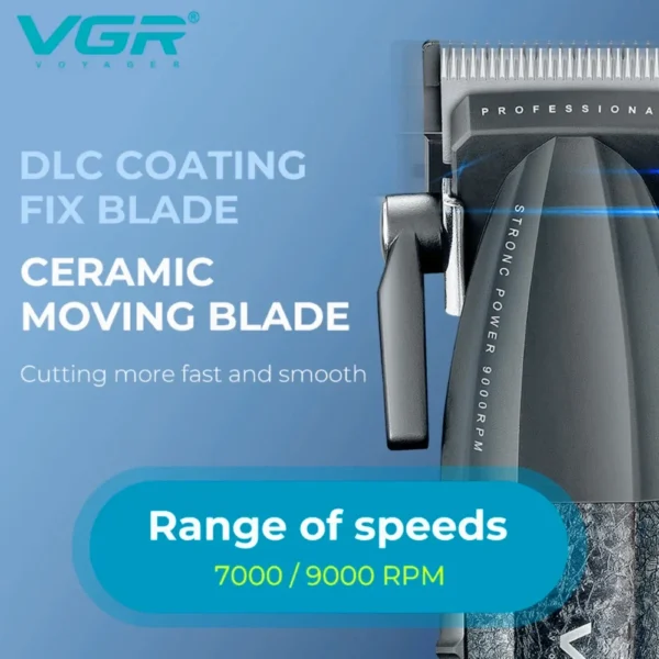 VGR Hair Trimmers Professional  Hair Clipper Adjustable  V-640 - Image 5