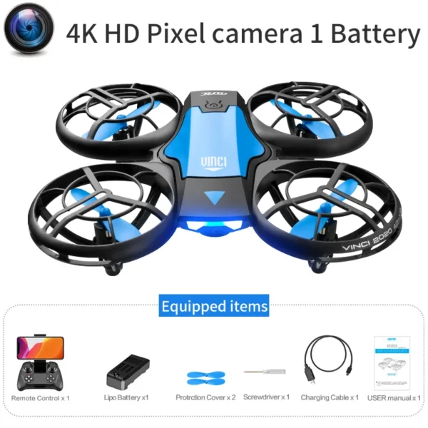 4DRC New V8 Mini Drone 6k profession HD Wide Angle Camera WiFi - Image 9