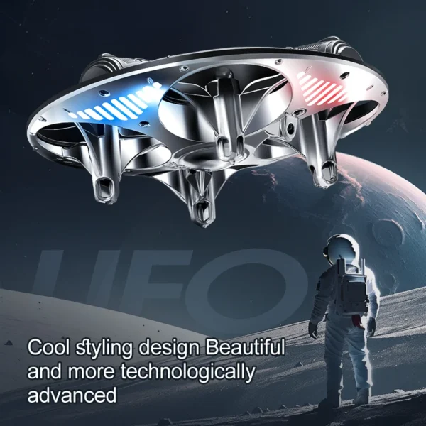 4DRC New V43 Mini UFO RC Drone With LED Light Altitude Hold Quadcopter Anti-collision - Image 4