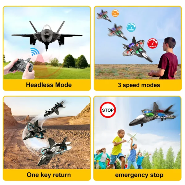 Remote Control Aircraft Gravity Sensing  L0712 RC Plane 2.4G - Image 12