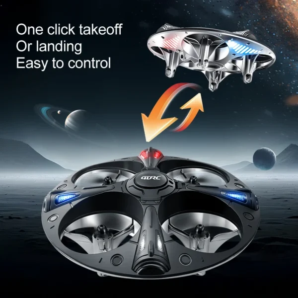 4DRC New V43 Mini UFO RC Drone With LED Light Altitude Hold Quadcopter Anti-collision - Image 5