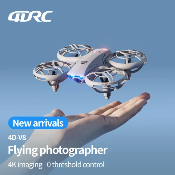 4DRC New V8 Mini Drone 6k profession HD Wide Angle Camera WiFi