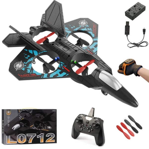 Remote Control Aircraft Gravity Sensing  L0712 RC Plane 2.4G - Image 7