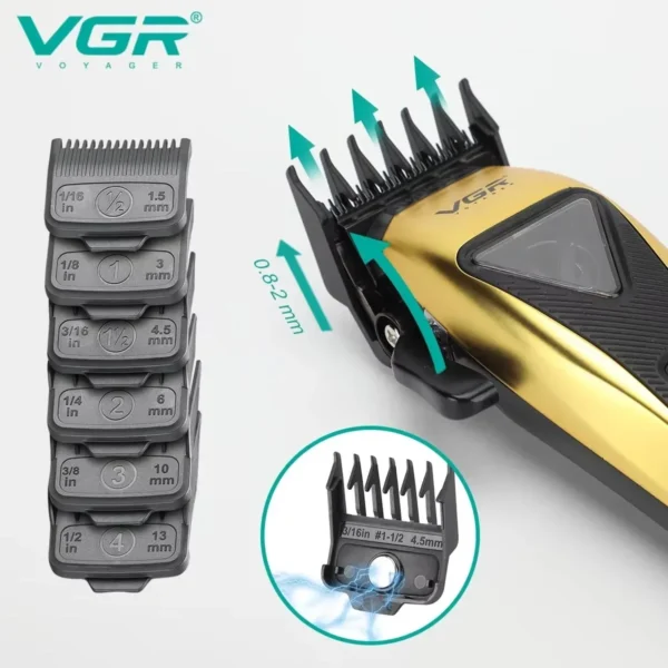 VGR Hair Trimmers Professional Vector Motor Haircut  V-015 - Image 4