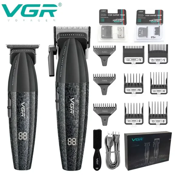 VGR Hair Trimmers Professional  Hair Clipper Adjustable  V-640