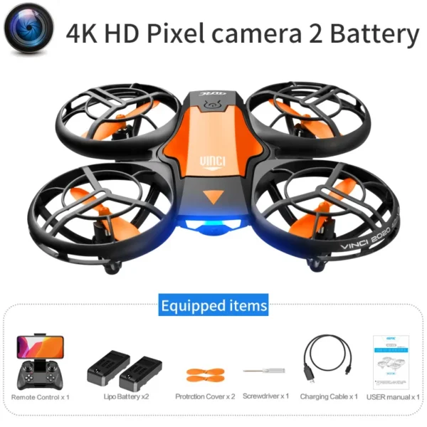 4DRC New V8 Mini Drone 6k profession HD Wide Angle Camera WiFi - Image 8